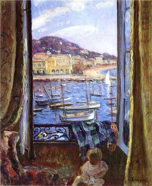 Henri Lebasque Prints The Quay at St Pierre in Cannes Spain oil painting art